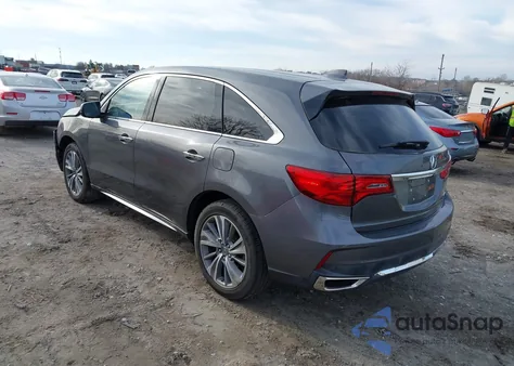 2017 Acura Mdx Technology Package z USA, uszkodzony, nr VIN 5FRYD4H50HB038774